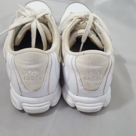 Adidas Triple White YYJ 606004 Womens Sneakers 8.5 - Picture 5 of 9